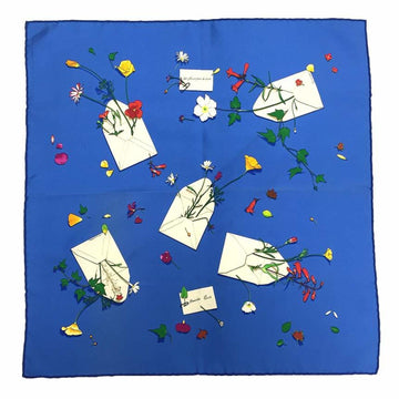 HERMES Carre 45 Scarf Muffler Des Fleurs pour le Dire 