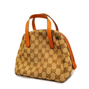 GUCCIAuth  Handbag 124542 Women's GG Canvas Beige,Brown