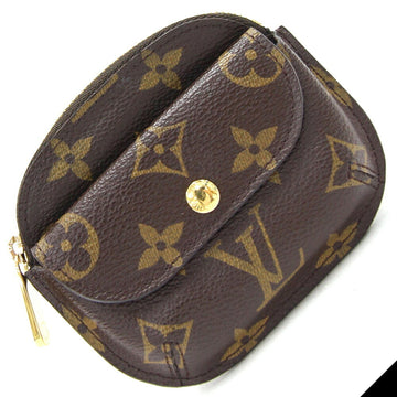 LOUIS VUITTON Coin Case Monogram Malt Monet Schilling M60025 Purse Small Women's Men's Wallet