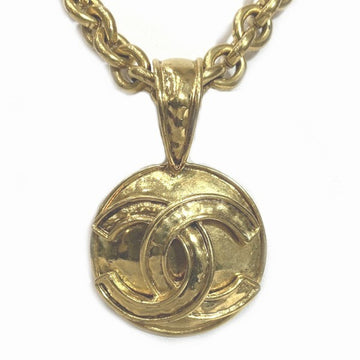 CHANEL Cocomark Gold 94P Brand Accessories Necklace Ladies