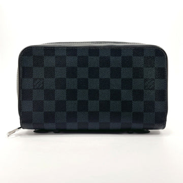 LOUIS VUITTON Zippy XL Long Wallet Damier Graphite Canvas  N41503 Men's Black