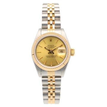 ROLEX Datejust Oyster Perpetual Watch Stainless Steel 69173 Ladies