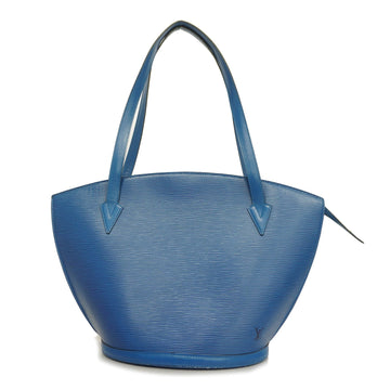 LOUIS VUITTONAuth  Epi Saint Jack Shopping M52265 Shoulder Bag Toledo Blue