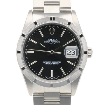 Rolex Date Oyster Perpetual Watch SS 15210 Men's