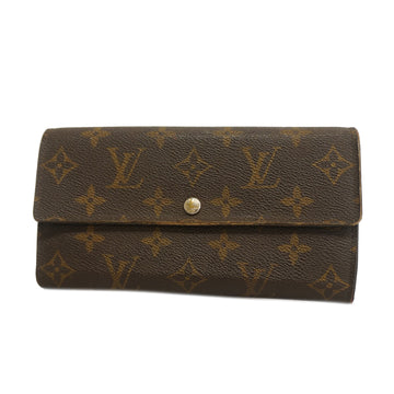 LOUIS VUITTONAuth  Monogram Portofeuil Sala Men,Women,Unisex Long Wallet