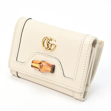 GUCCI Diana Medium Wallet 658633 Ivory