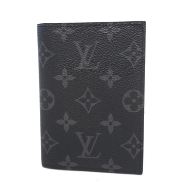 LOUIS VUITTONAuth  Monogram Eclipse Couverture Passport NM M64501 Passport Cover