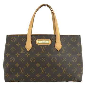 LOUIS VUITTON Monogram Wilshire PM Tote Bag M40595 Brown Women's