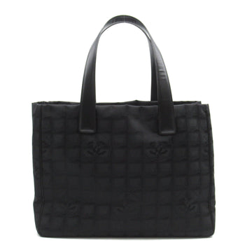 CHANEL New Travel Line Tote MM Black Nylon