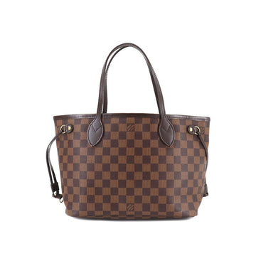 Louis Vuitton Damier Neverfull PM Tote Bag Ebene N51109 Brown