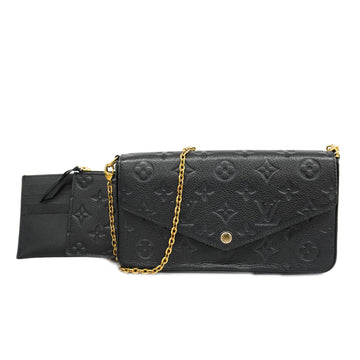 Louis Vuitton Empreinte Pochette Felicie Chain Wallet Noir