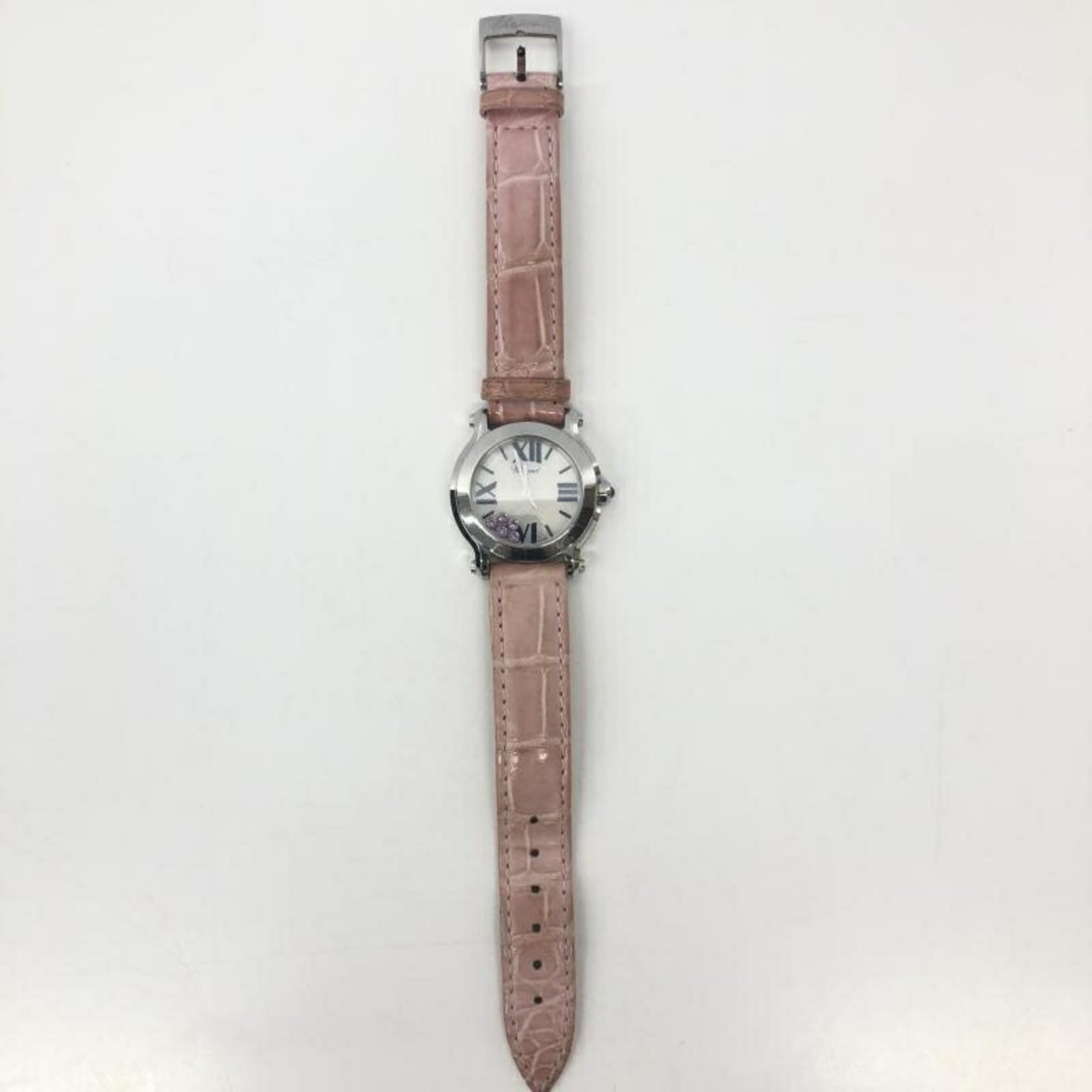 CHOPARD Happy Sports 8509 Quartz Shell Dial 5P Pink Sapphire