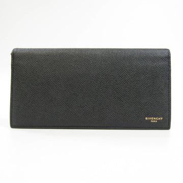 Givenchy Men's Leather Long Wallet (bi-fold) Black