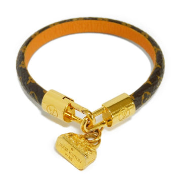 LOUIS VUITTON Bracelet Alma LV Circle Charm Gold Monogram Maron M6220F Women's Accessories Jewelry