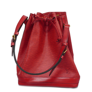 LOUIS VUITTONAuth  Epi Noe M59007 Women's Shoulder Bag Castilian Red