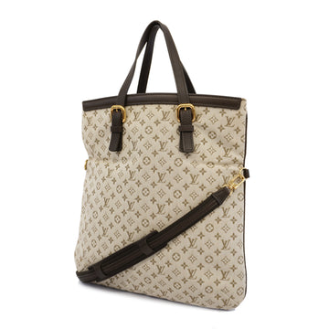 LOUIS VUITTONAuth  Monogram Mini 2way Bag Francoise M92209 Khaki