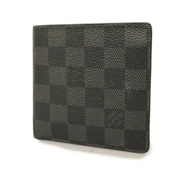 LOUIS VUITTONAuth  Damier Graphite Portofouille Marco N62664 Wallet [bi-fold]