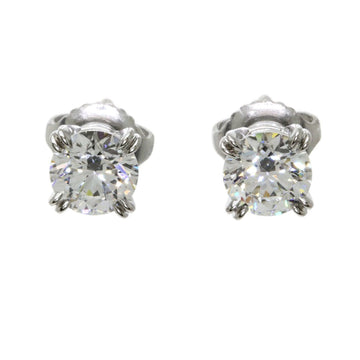 Harry Winston Stud Earrings Diamond Platinum PT950 Ladies HARRY WINSTON
