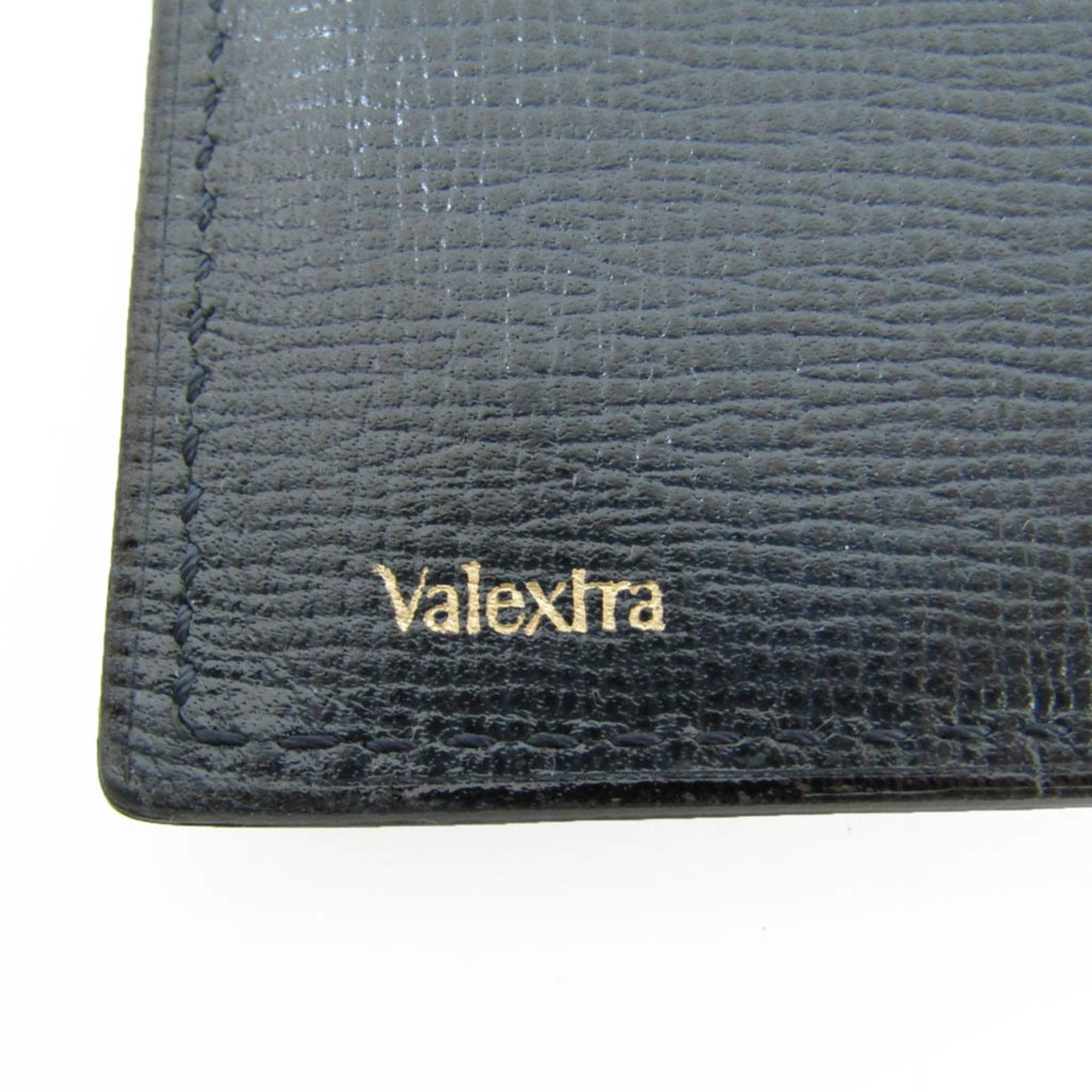 VALEXTRA Vertical 12 Card V8L21 Men,Women Leather Long Bill Wallet [bi