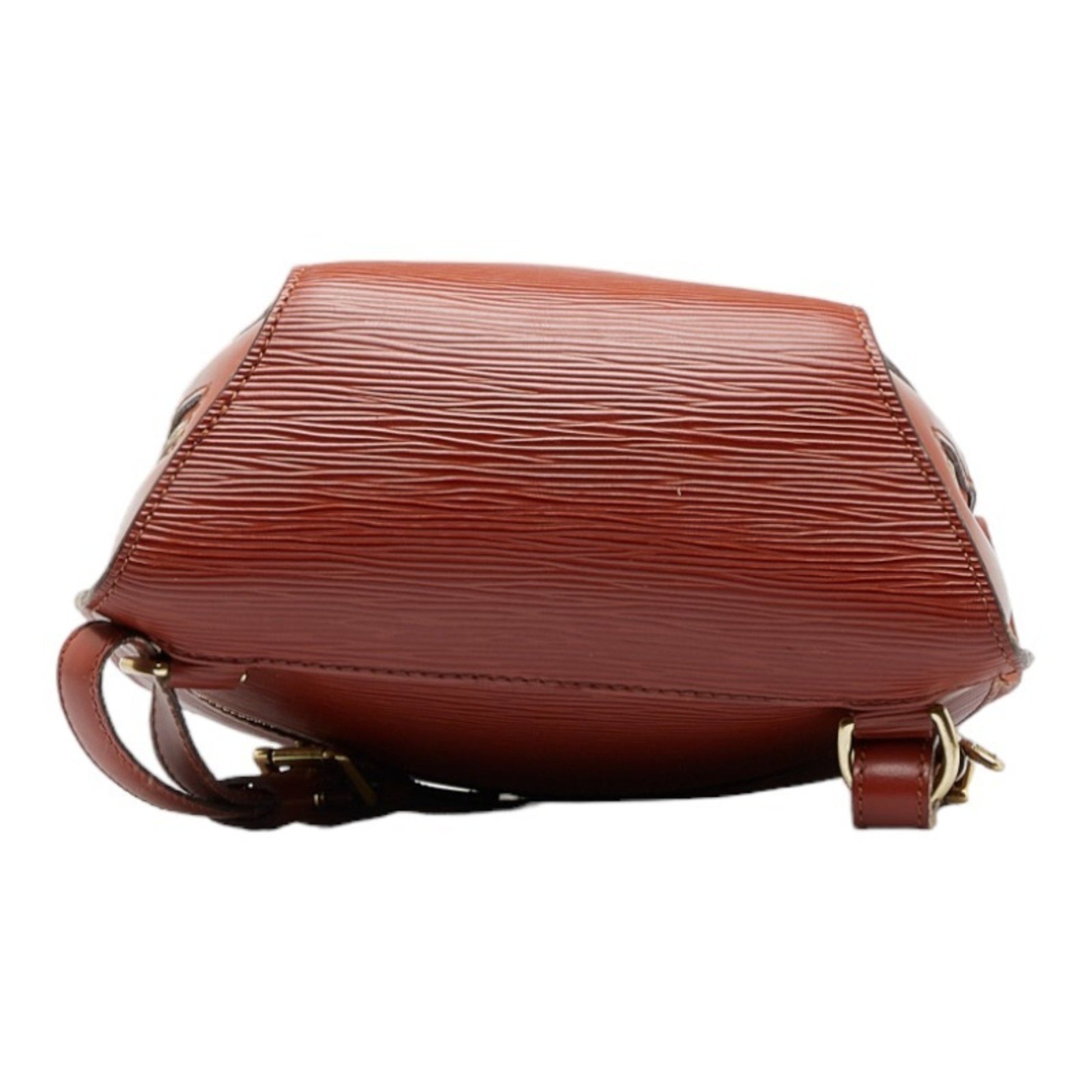 Louis Vuitton Epi Mabillon Backpack M52233 Kenya Brown Leather Women's