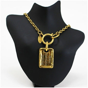 Chanel necklace pendant 31.RUE CAMBON plate gold CHANEL ladies