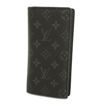 LOUIS VUITTONAuth  Monogram Eclipse Portofeuil Brother M61697 Men's Long Wallet