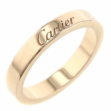 Cartier Ring Engraved C Do Wedding K18 Pink Gold No. 9 Ladies CARTIER