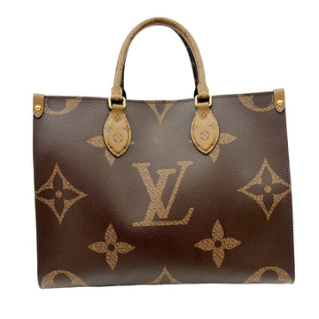 LOUIS VUITTON On the Go MM Giant Monogram Reverse M45321 FX4270 Tote Bag Handbag Shoulder Women Men