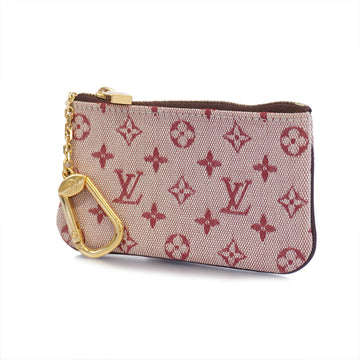 LOUIS VUITTONAuth  Monogram Mini M92238 Women's Coin Purse/coin Case Cerise