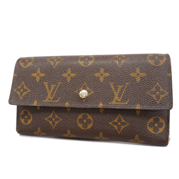 LOUIS VUITTONAuth  Monogram Portefeuil International M61217 Unisex Long Wallet