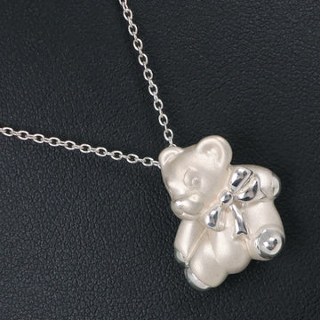 TIFFANY Bear/Bear Necklace Silver 925 Ladies