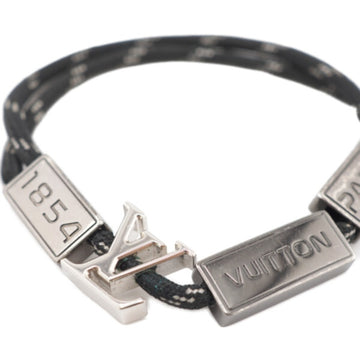 LOUIS VUITTON/ MP2231 LV Satellite Logo Bracelet Black Unisex