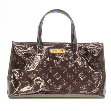 LOUIS VUITTON Monogram Vernis Wilshire PM M93641 Women's Handbag Amarante