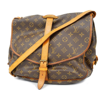 LOUIS VUITTON[3yc2498] Auth  Shoulder Bag Monogram Saumur 35 M42254