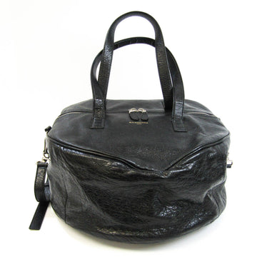 BALENCIAGA Air Hobo 466842 Women,Men Leather Handbag,Shoulder Bag Black