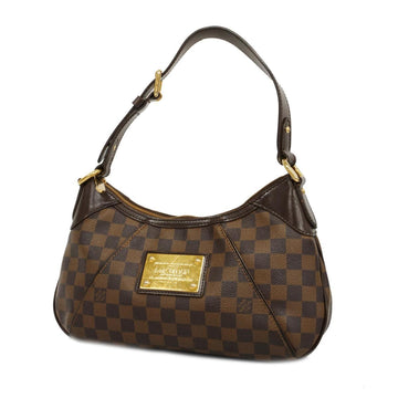 LOUIS VUITTON Shoulder Bag Damier Thames PM N48180 Ebene Ladies