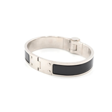 HERMES Charniere PM Bangle Silver Unisex