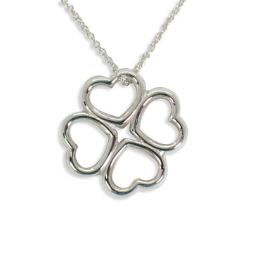 TIFFANY 925 four leaf clover pendant necklace