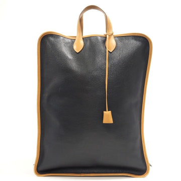 HERMES Mercure 20 Garment Bag Handbag Black Unisex
