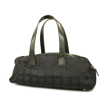 CHANELAuth  New Travel Line Handbag Women's Nylon Handbag Black