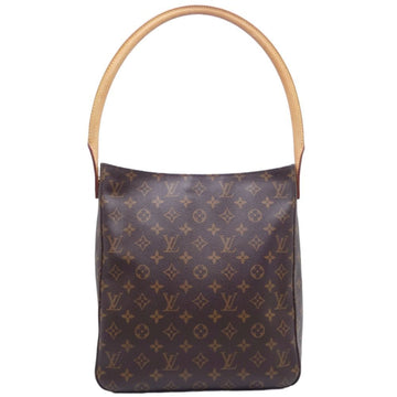 LOUIS VUITTON Monogram Looping GM M51145 Tote Bag Brown 450244