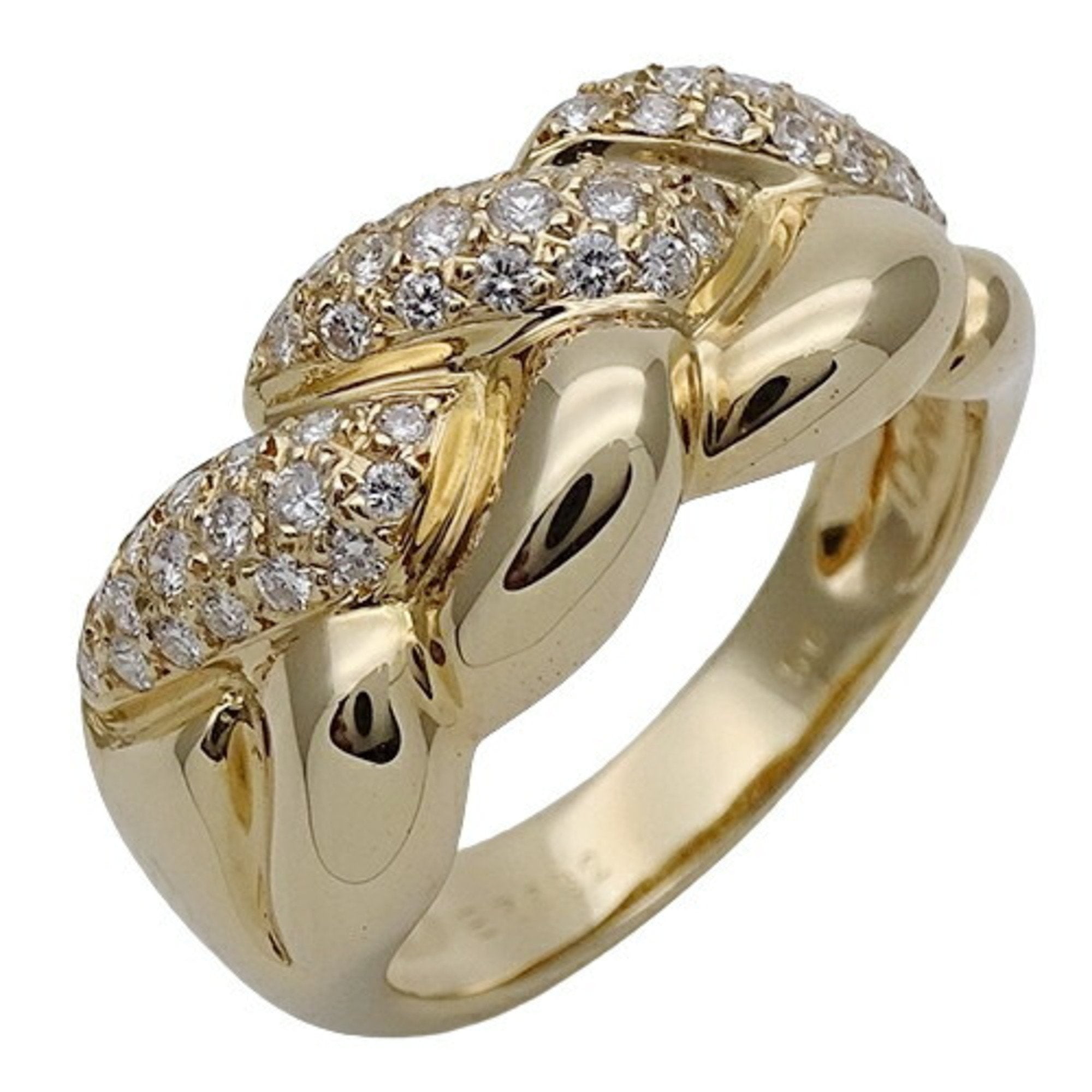 CARTIER Ring Women s 750YG Diamond Radonya Yellow Gold