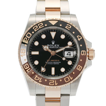 ROLEX GMT Master 2 November 2021 126711CHNR Men's SS/RG Watch Automatic Black Dial