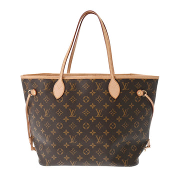 LOUIS VUITTON Monogram Neverfull MM Brown M40156 Women's Canvas Tote Bag