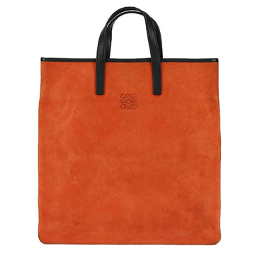 LOEWE Nappa leather Anagram handbag Orange ORANGE suede hand bag