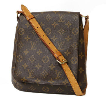 LOUIS VUITTON Shoulder Bag Monogram Musette Salsa M51387 Brown Women's Canvas