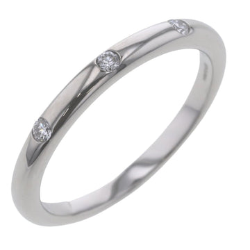 BVLGARI Ring Fedi Wedding 3P Width approx. 2mm Platinum PT950 Diamond Size 10.5 Women's