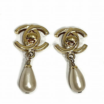 CHANEL Coco Mark Turnlock Swing Earrings 96P Brand Accessories Women's