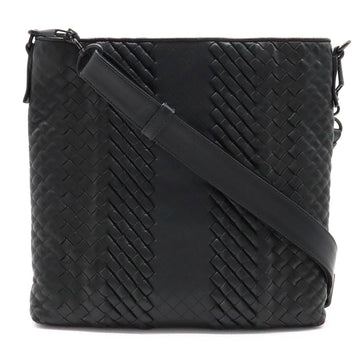 BOTTEGA VENETA Intreccio Imperatore Shoulder Bag Black 428328