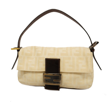 FENDIAuth  Zucca Mamma Bucket Women's Canvas Handbag Beige,Ivory